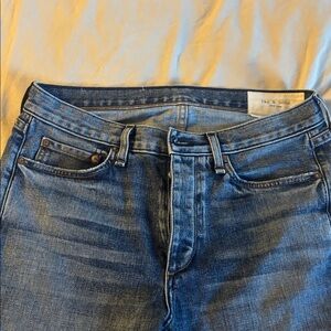 Mens rag & bone Slim Fit Loopback Jeans Fit 2 Size 31 x 32 $200